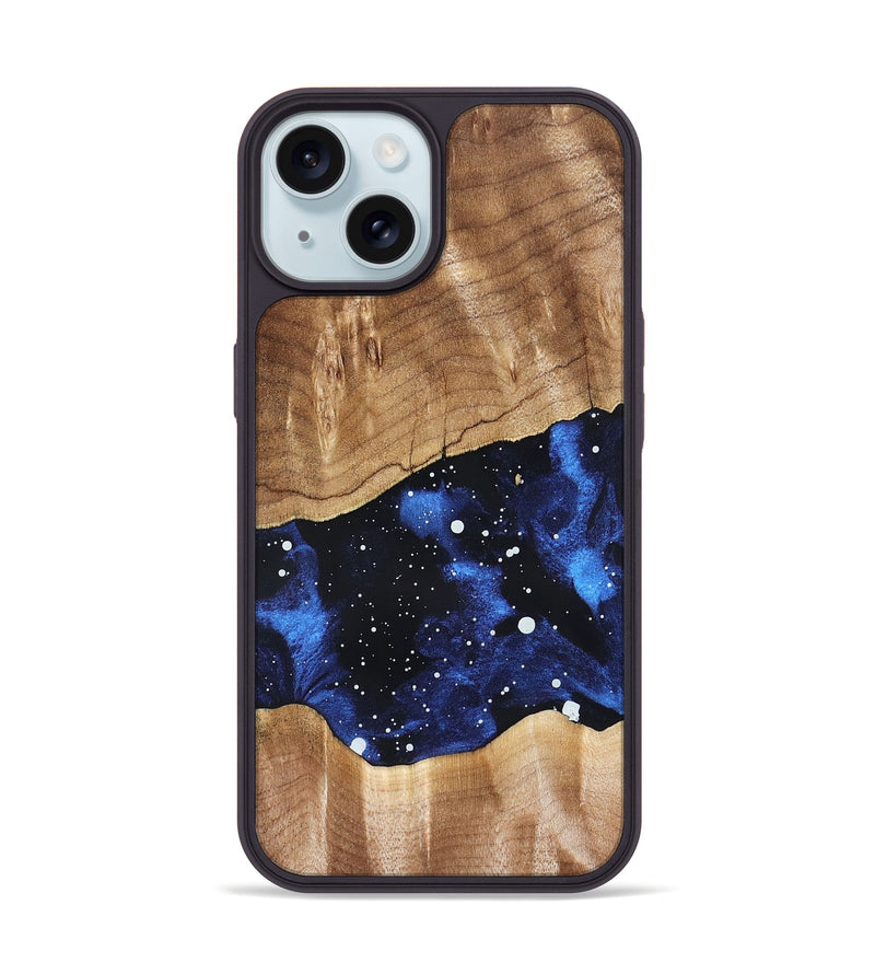 iPhone 15 Wood Phone Case - Kailee (Cosmos, 824141)