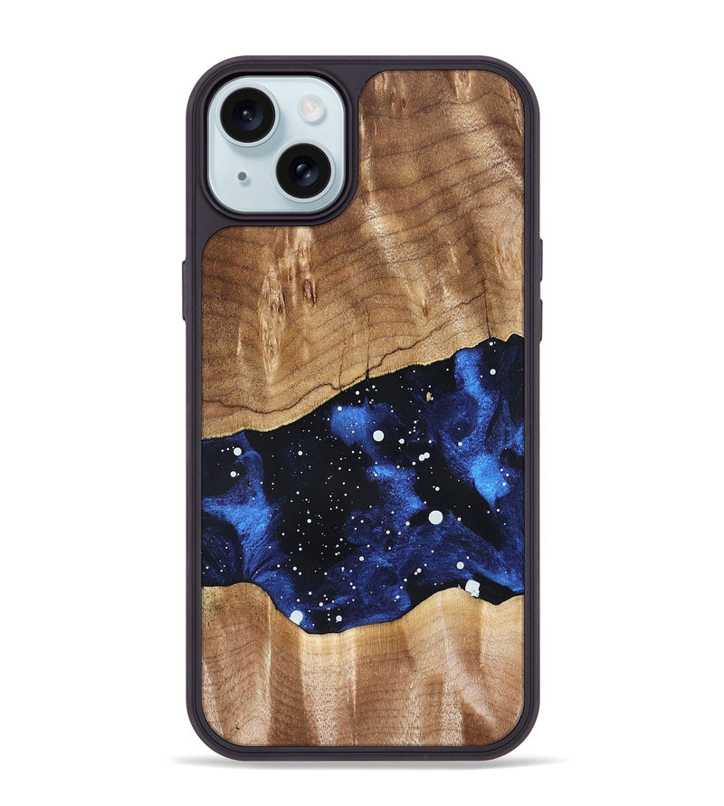 iPhone 15 Plus Wood Phone Case - Kailee (Cosmos, 824141)