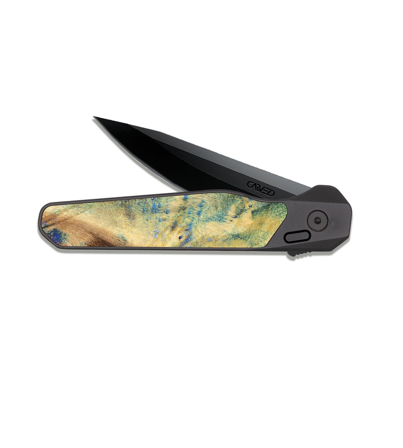 EDC Dark Slate Wood Pocket Knife - Kashton (Coastal, 824178)