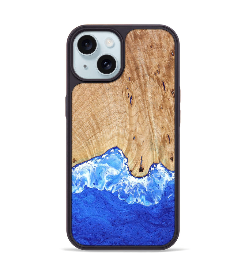 iPhone 15 Wood Phone Case - Stacy (Coastal, 824184)