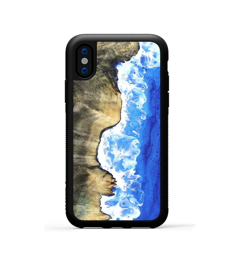 iPhone Xs Wood Phone Case - Ansley (Coastal, 824186)