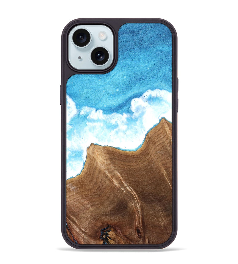 iPhone 15 Plus Wood Phone Case - Shelly (Coastal, 824187)