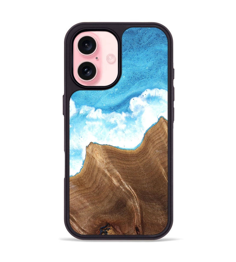 iPhone 16 Wood Phone Case - Shelly (Coastal, 824187)