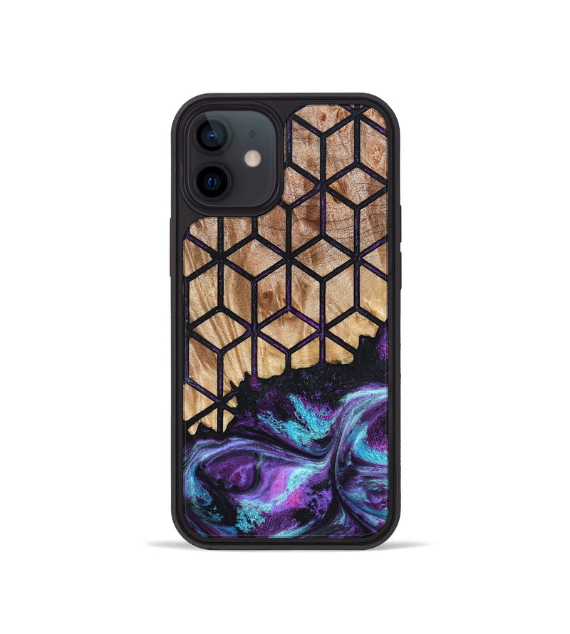 iPhone 12 mini Wood Phone Case - Eulalia (Pattern, 824199)