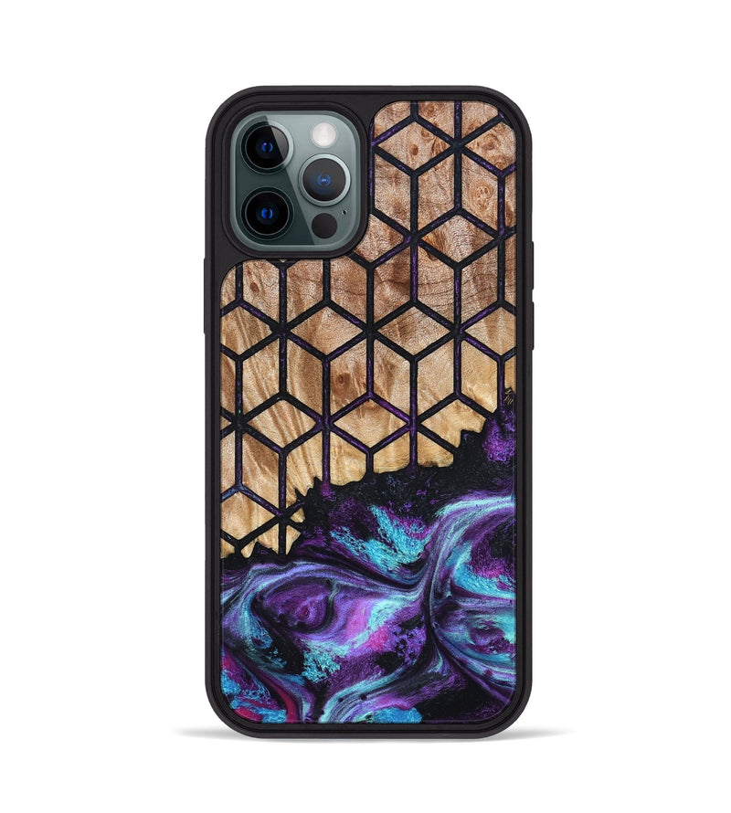 iPhone 12 Pro Wood Phone Case - Eulalia (Pattern, 824199)