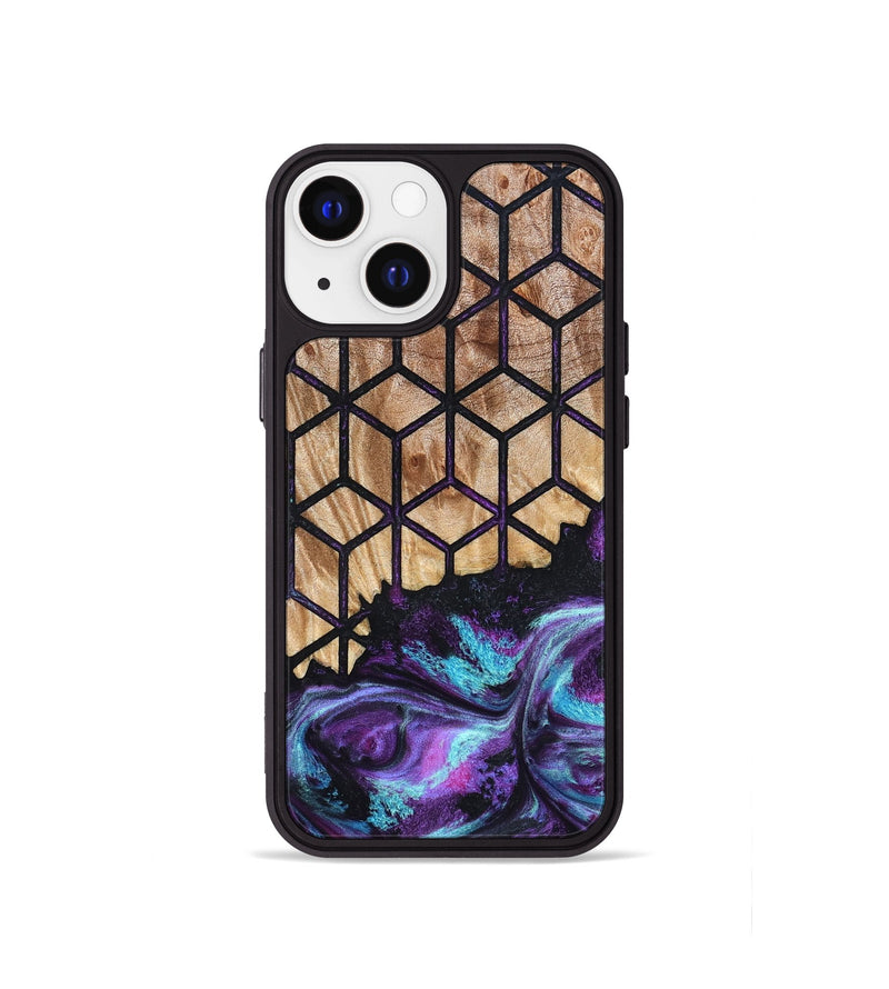 iPhone 13 mini Wood Phone Case - Eulalia (Pattern, 824199)