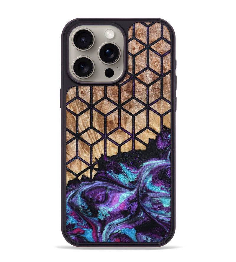 iPhone 15 Pro Max Wood Phone Case - Eulalia (Pattern, 824199)