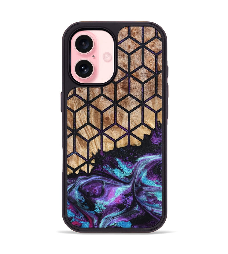 iPhone 16 Wood Phone Case - Eulalia (Pattern, 824199)