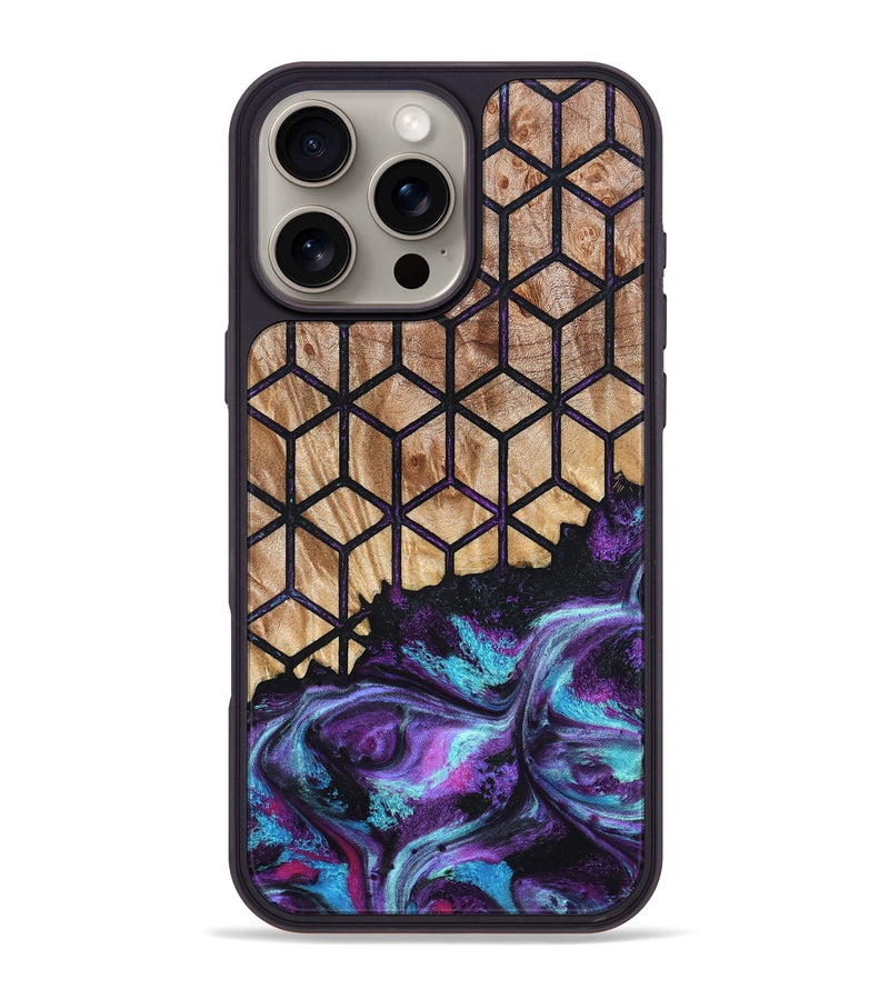 iPhone 16 Pro Max Wood Phone Case - Eulalia (Pattern, 824199)