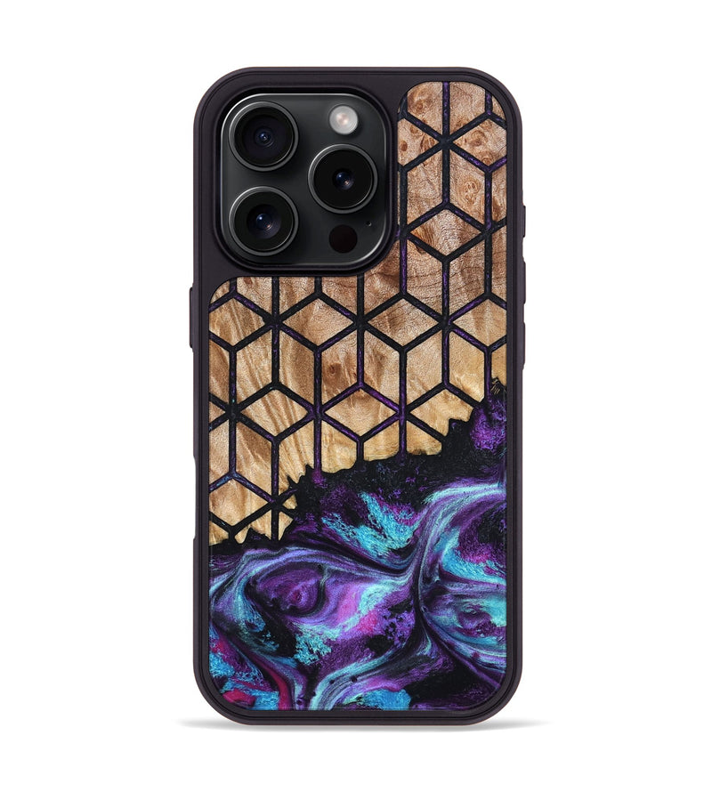 iPhone 16 Pro Wood Phone Case - Eulalia (Pattern, 824199)