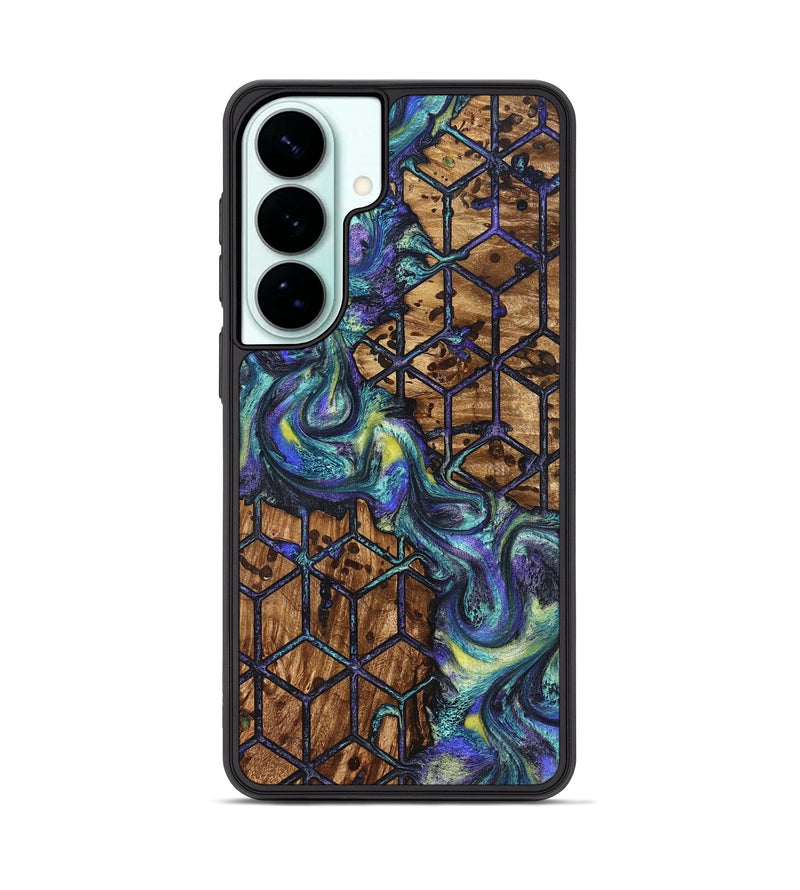 Galaxy S26 Plus Wood Phone Case - Pansy (Pattern, 824203)