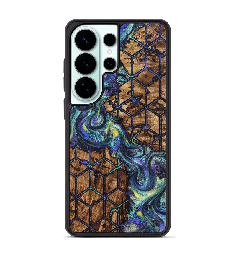 Galaxy S26 Ultra Wood Phone Case - Pansy (Pattern, 824203)
