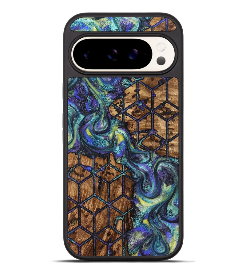Pixel 9 Pro XL Wood Phone Case - Pansy (Pattern, 824203)