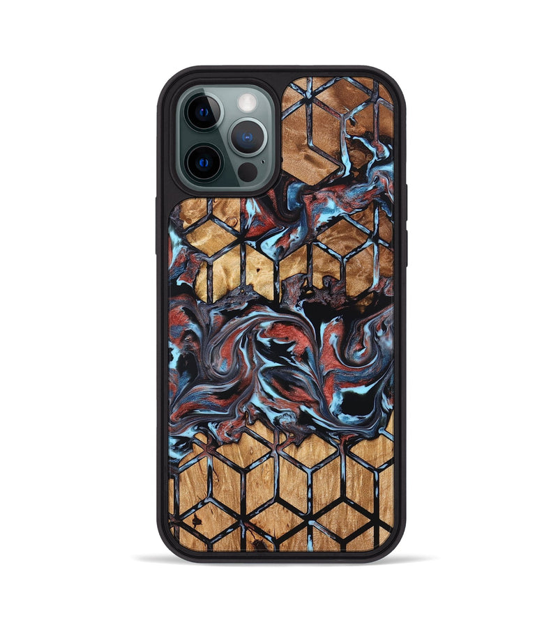iPhone 12 Pro Wood Phone Case - Albert (Pattern, 824205)
