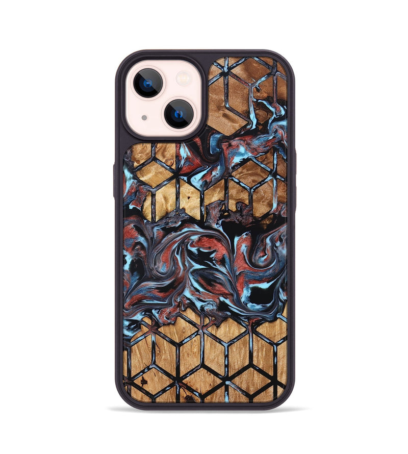iPhone 14 Wood Phone Case - Albert (Pattern, 824205)