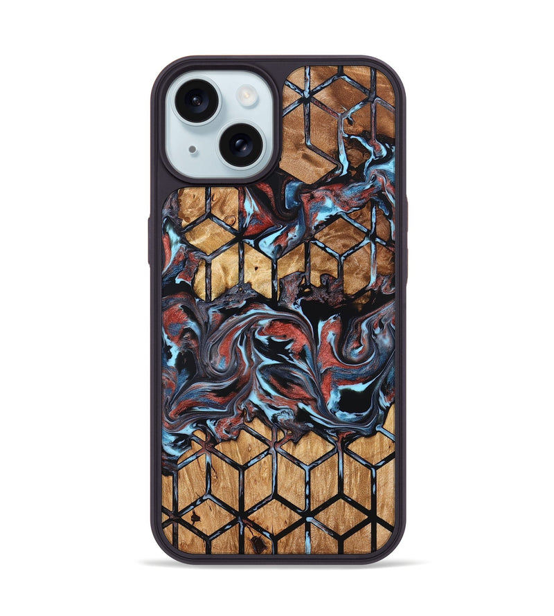 iPhone 15 Wood Phone Case - Albert (Pattern, 824205)