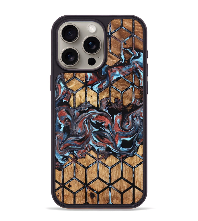 iPhone 15 Pro Max Wood Phone Case - Albert (Pattern, 824205)