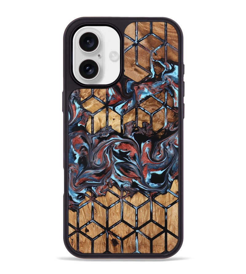 iPhone 16 Plus Wood Phone Case - Albert (Pattern, 824205)