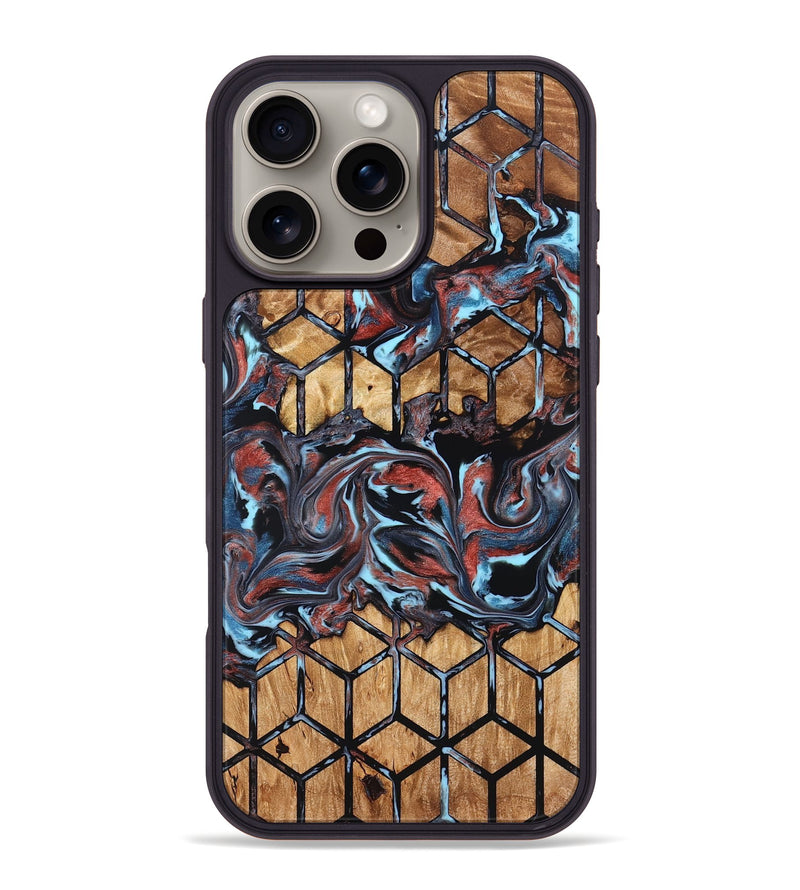 iPhone 16 Pro Max Wood Phone Case - Albert (Pattern, 824205)