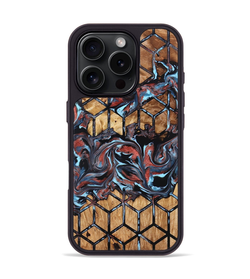 iPhone 16 Pro Wood Phone Case - Albert (Pattern, 824205)
