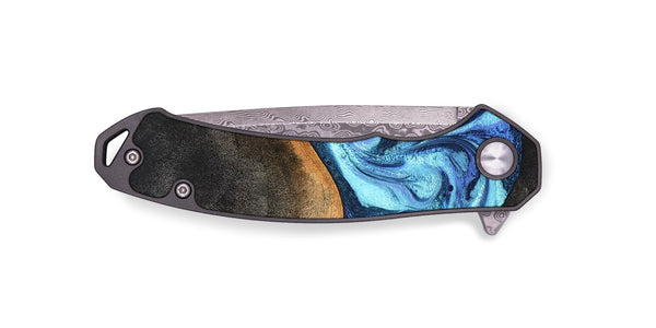 EDC Wood Pocket Knife - Jayla (Blue, 824208)