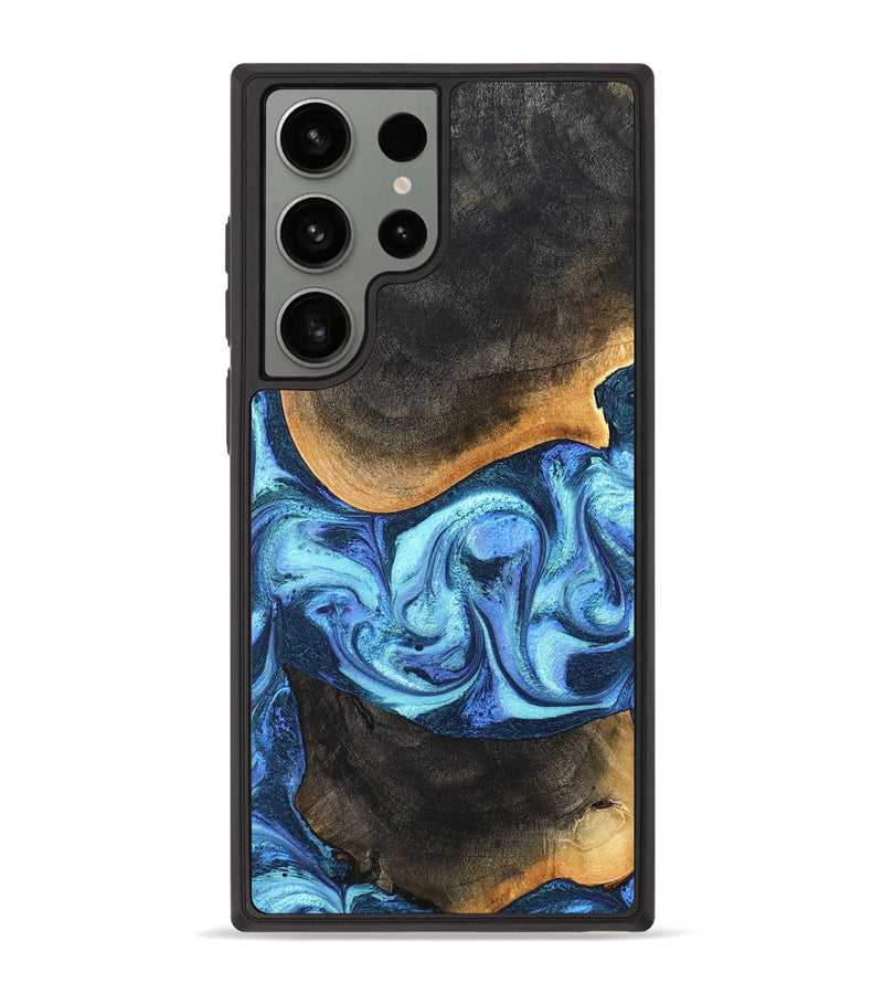 Galaxy S23 Ultra Wood Phone Case - Jayla (Blue, 824208)