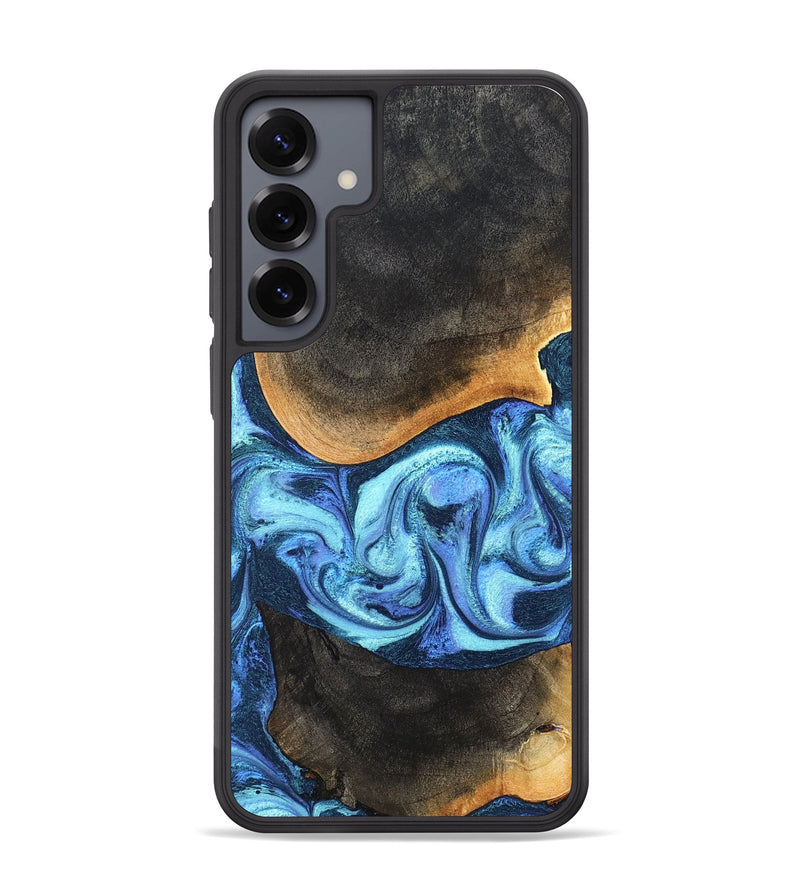 Galaxy S25 Plus Wood Phone Case - Jayla (Blue, 824208)