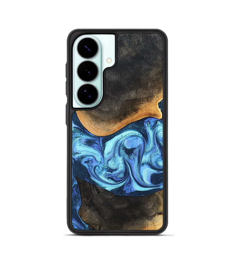 Galaxy S26 Wood Phone Case - Jayla (Blue, 824208)