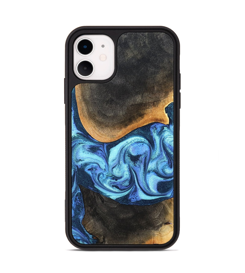 iPhone 11 Wood Phone Case - Jayla (Blue, 824208)