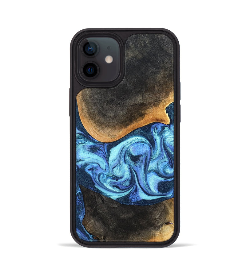 iPhone 12 Wood Phone Case - Jayla (Blue, 824208)