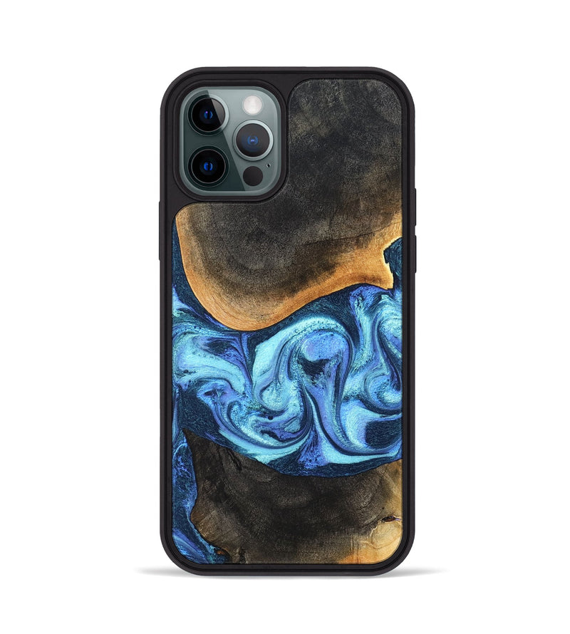 iPhone 12 Pro Wood Phone Case - Jayla (Blue, 824208)