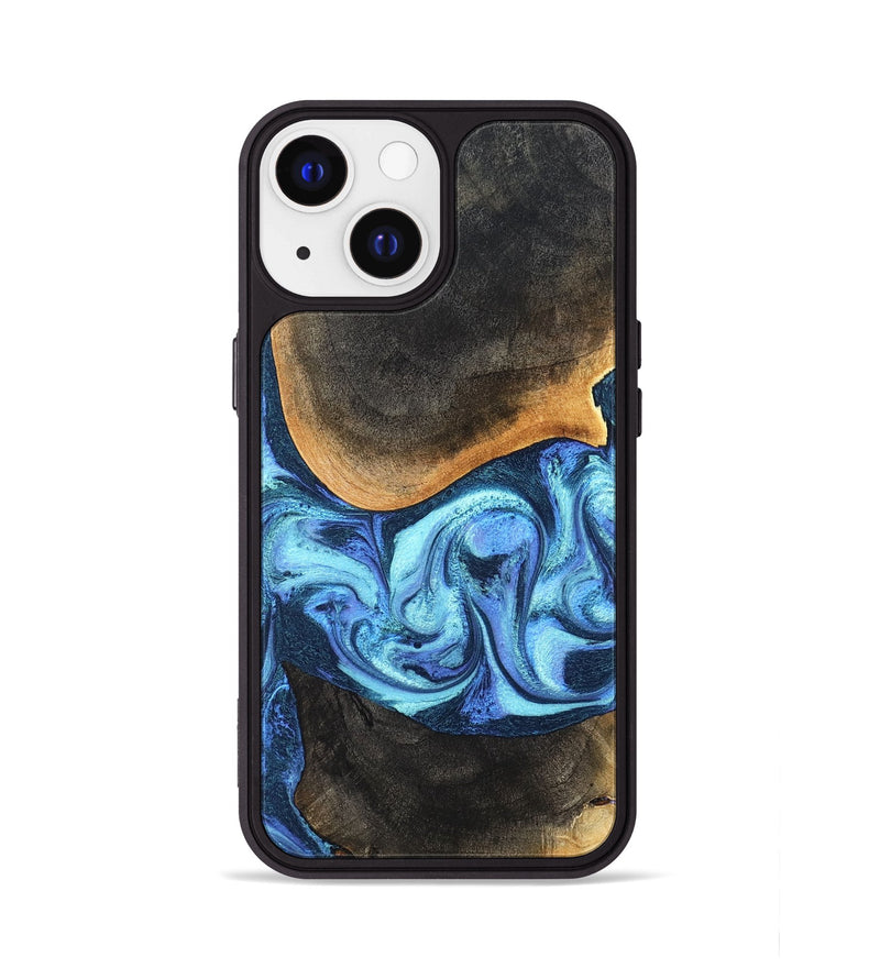 iPhone 13 Wood Phone Case - Jayla (Blue, 824208)