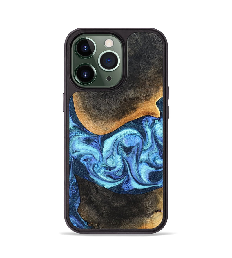 iPhone 13 Pro Wood Phone Case - Jayla (Blue, 824208)