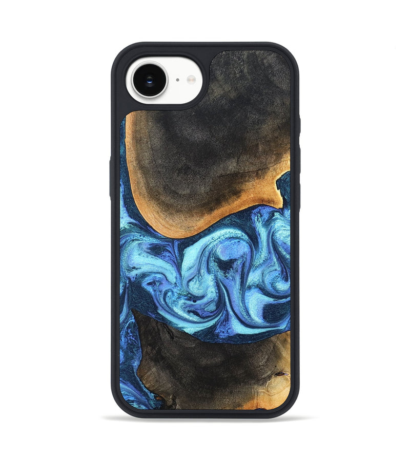 iPhone 16e Wood Phone Case - Jayla (Blue, 824208)
