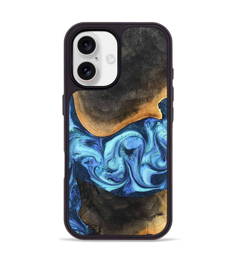 iPhone 17 Wood Phone Case - Jayla (Blue, 824208)