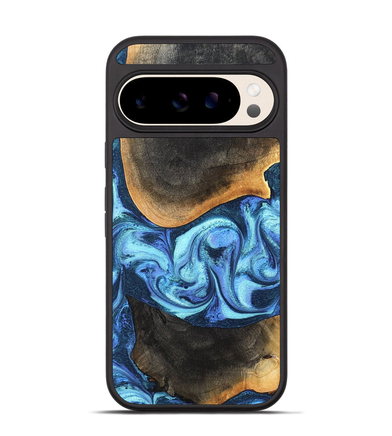 Pixel 10 Wood Phone Case - Jayla (Blue, 824208)