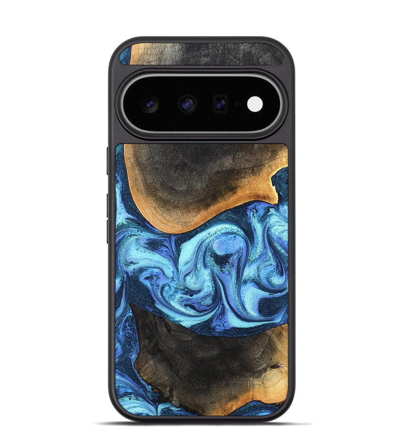 Pixel 11 Pro Wood Phone Case - Jayla (Blue, 824208)