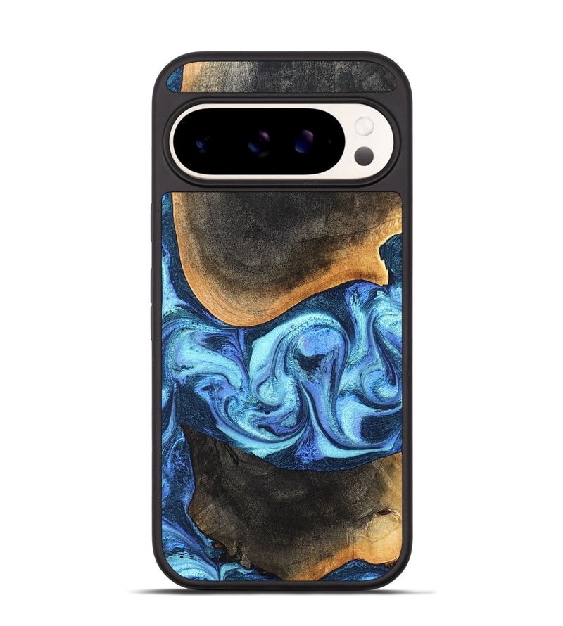 Pixel 9 Wood Phone Case - Jayla (Blue, 824208)