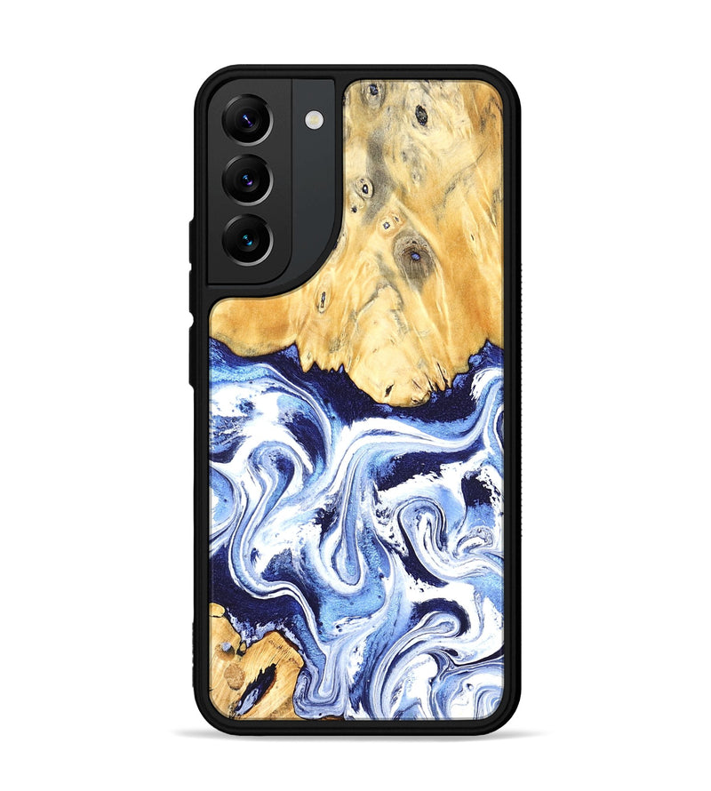Galaxy S22 Plus Wood Phone Case - Hollie (Blue, 824209)