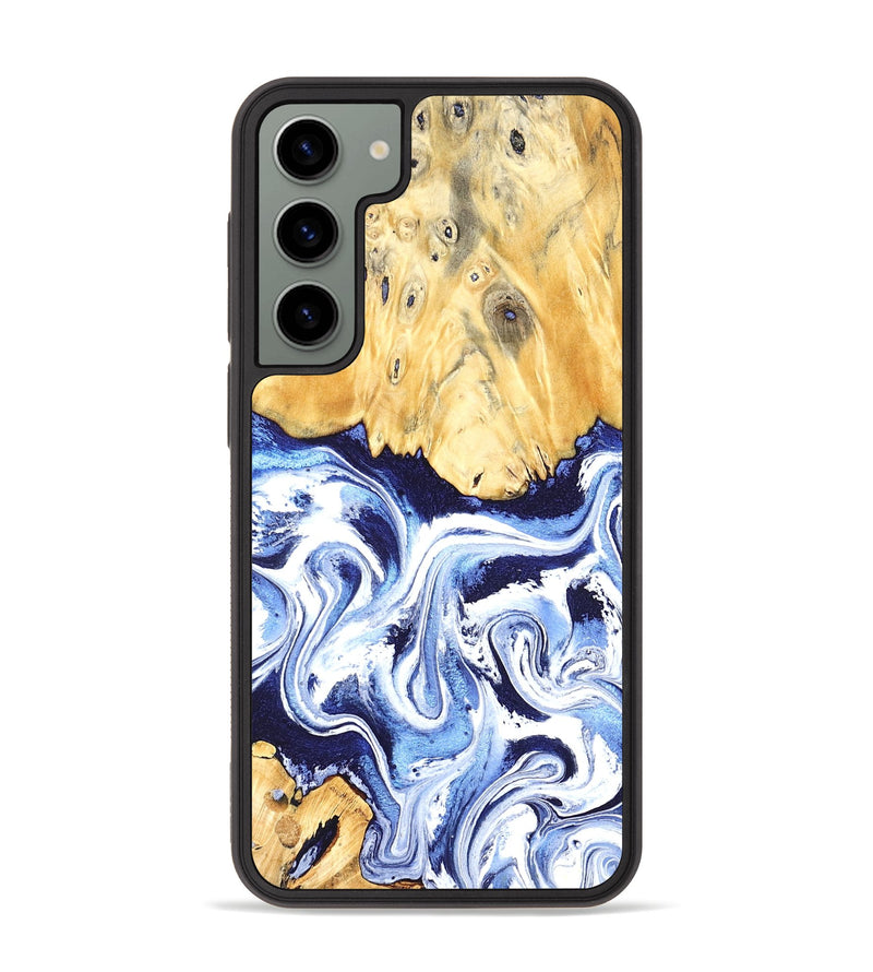 Galaxy S23 Plus Wood Phone Case - Hollie (Blue, 824209)