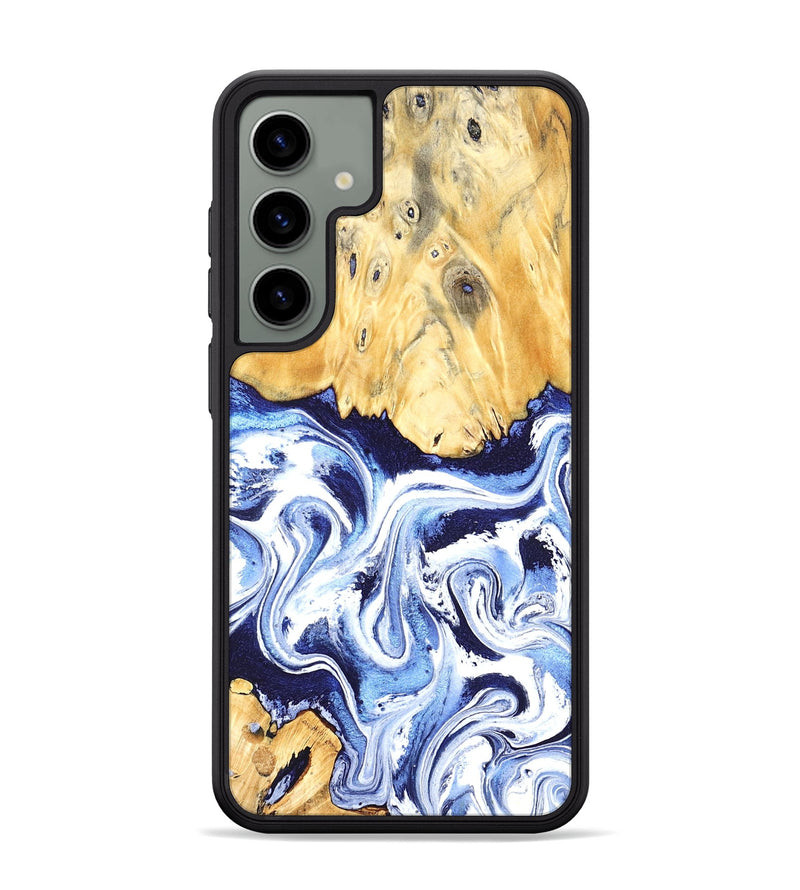 Galaxy S24 Plus Wood Phone Case - Hollie (Blue, 824209)