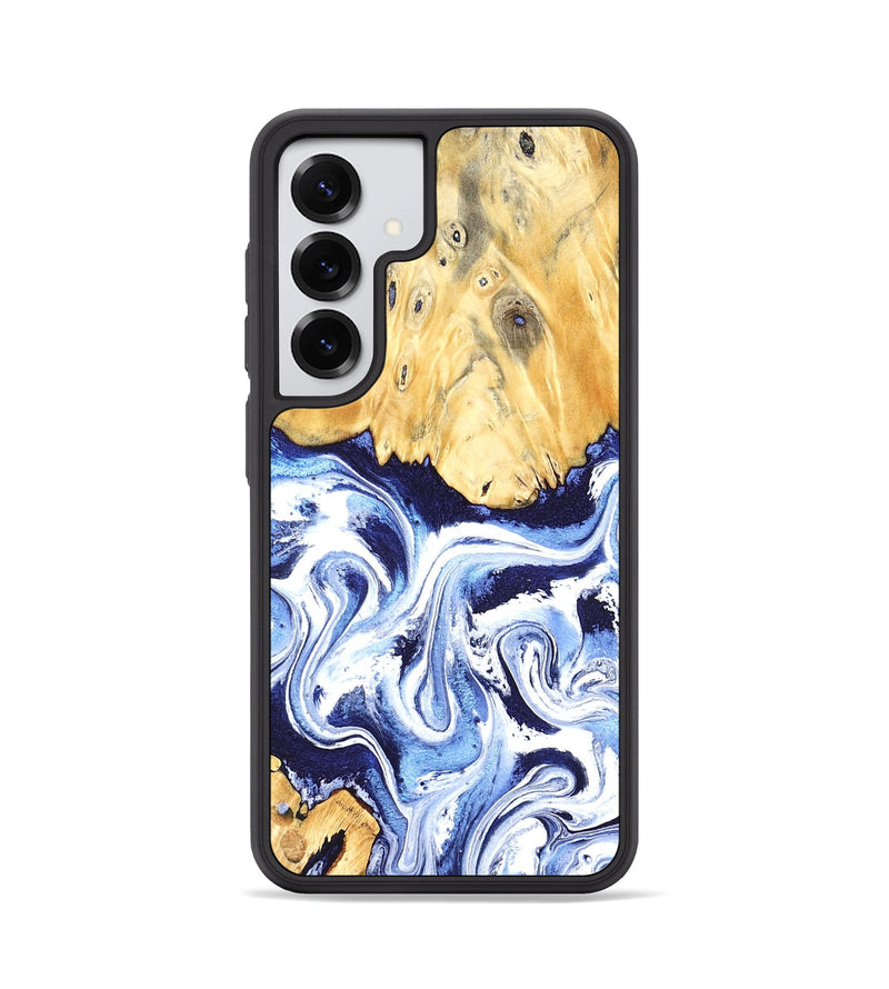 Galaxy S25 Wood Phone Case - Hollie (Blue, 824209)