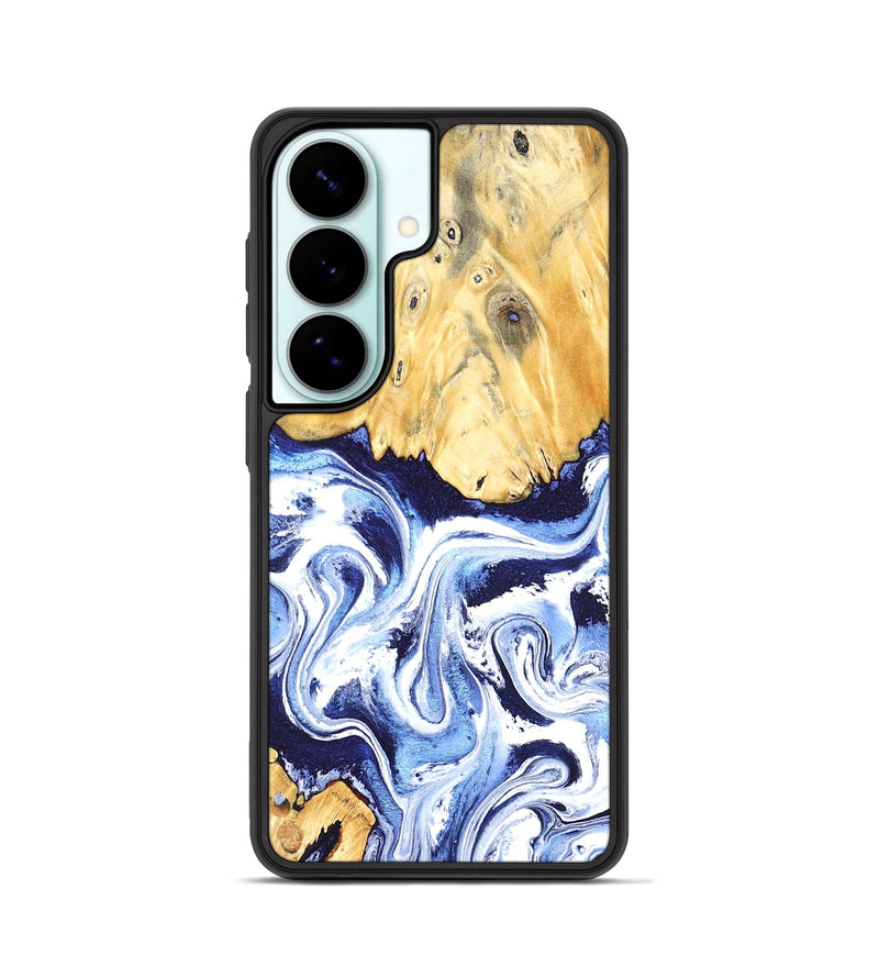 Galaxy S26 Wood Phone Case - Hollie (Blue, 824209)