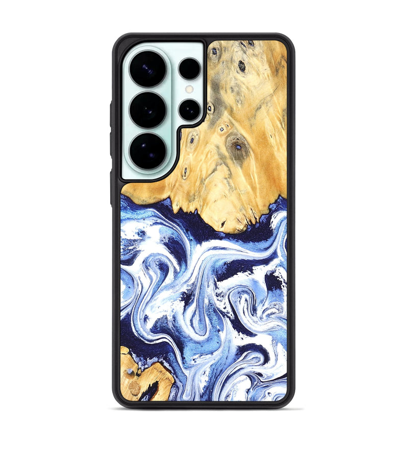Galaxy S26 Ultra Wood Phone Case - Hollie (Blue, 824209)