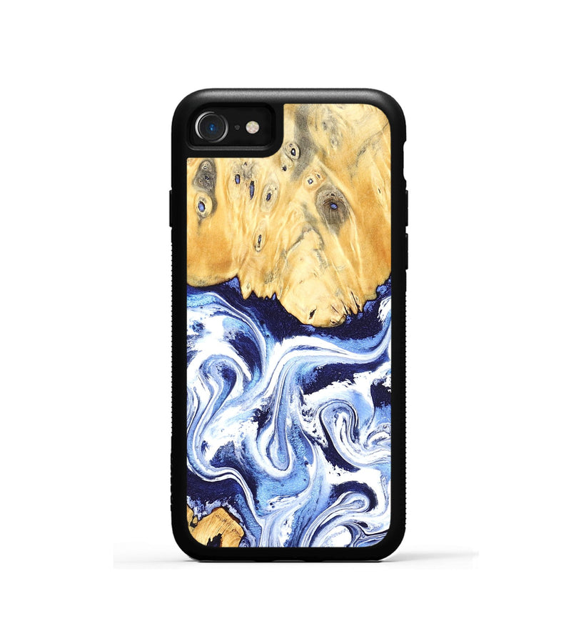 iPhone SE Wood Phone Case - Hollie (Blue, 824209)