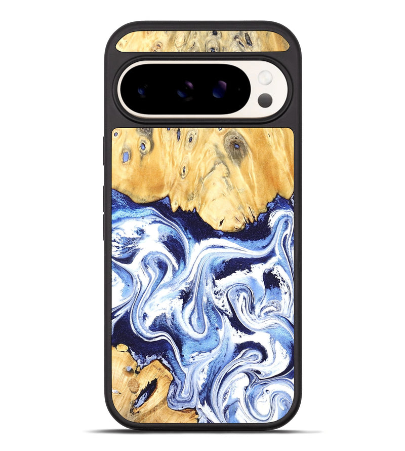 Pixel 10 Pro XL Wood Phone Case - Hollie (Blue, 824209)