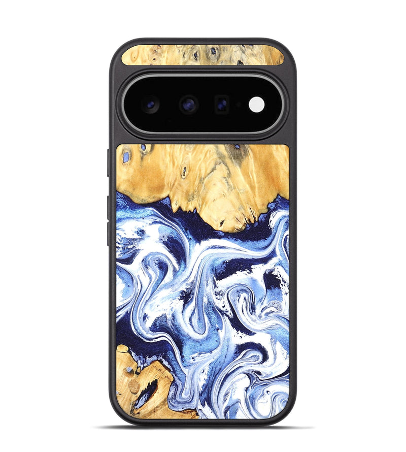 Pixel 11 Wood Phone Case - Hollie (Blue, 824209)