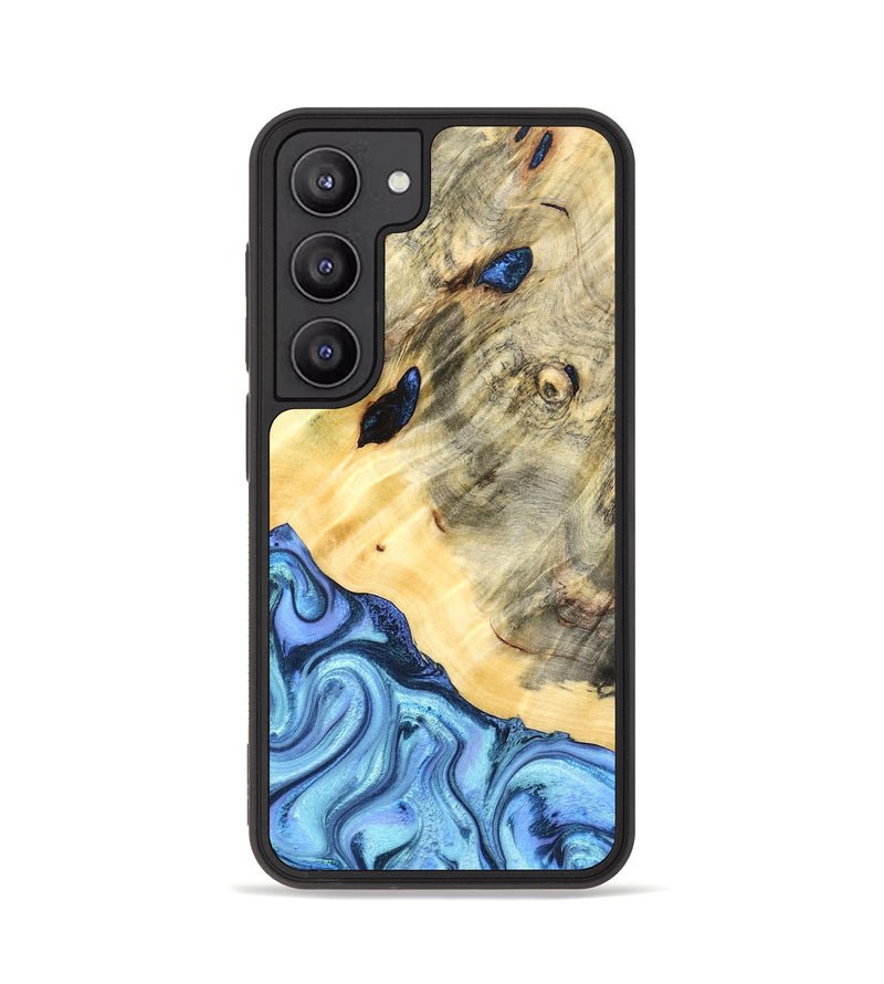 Galaxy S23 Wood Phone Case - Melvina (Blue, 824212)
