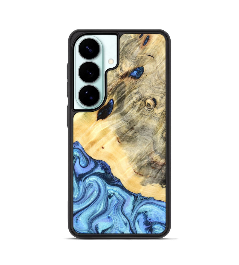 Galaxy S26 Wood Phone Case - Melvina (Blue, 824212)
