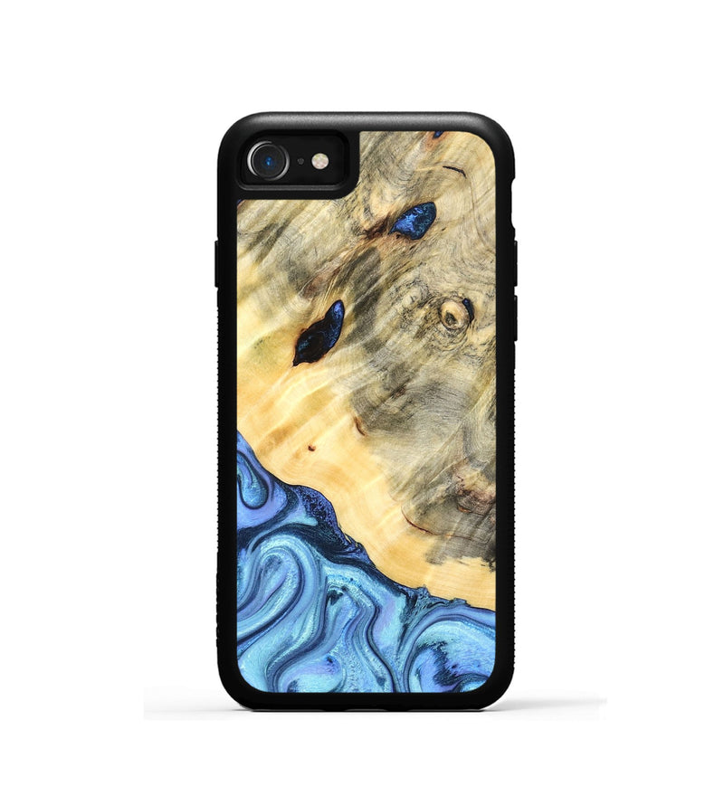 iPhone SE Wood Phone Case - Melvina (Blue, 824212)